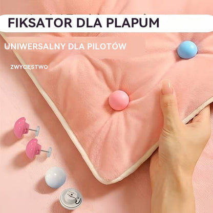 ✨ 【60 szt.】Przyrząd do mocowania kołder - stabilny i łatwy w użyciu! 📍Uniwersalny do grubych i cienkich kołder