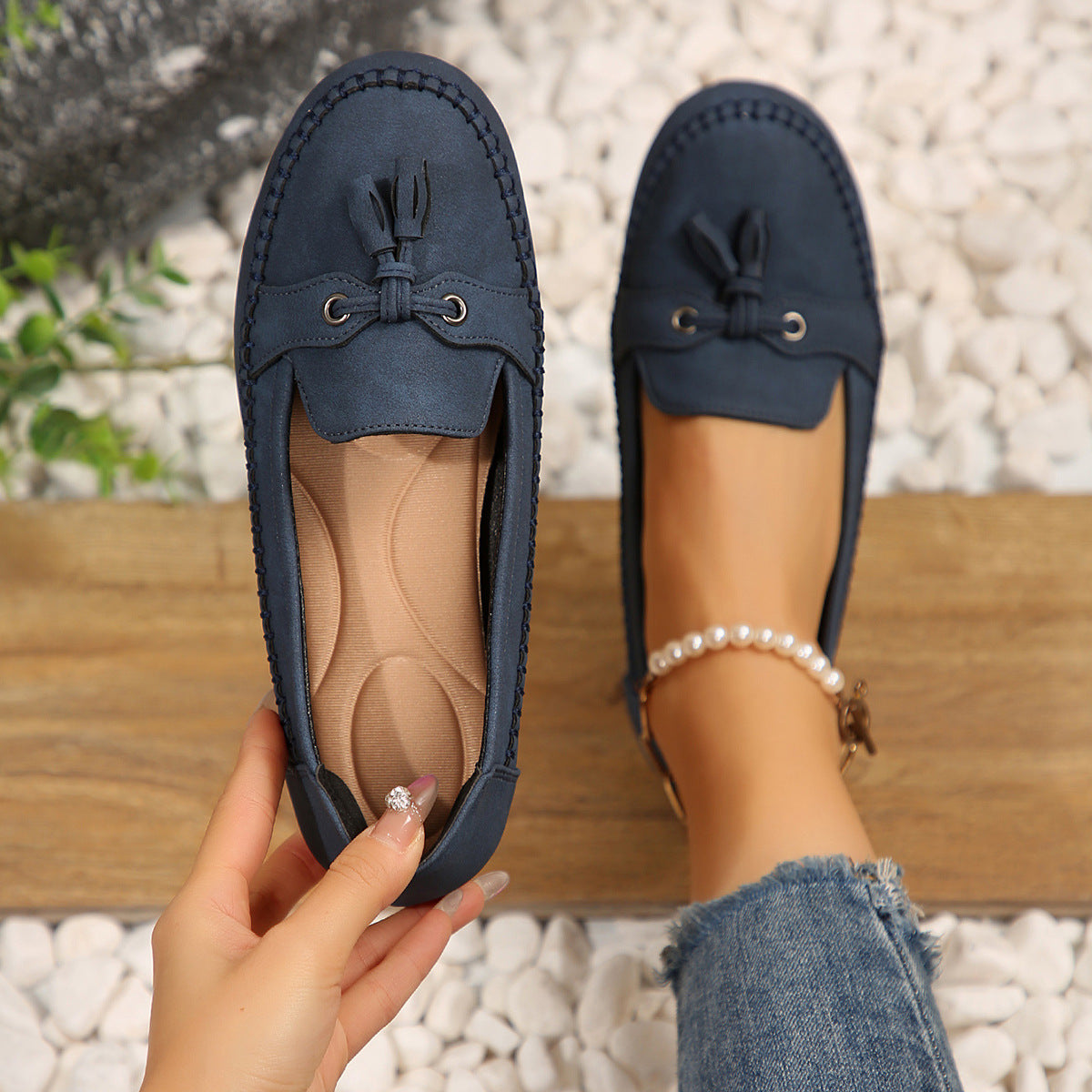 ✨50% kedvezmény✨【36-43】 Női ortopéd cipő, valódi bőrből, könnyű, csúszásmentes, lélegző és kényelmes.