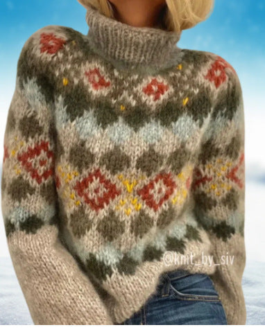 ⏳Časovo obmedzená zľava 50 %⏰【S-2XL】Dámsky rolák s potlačou