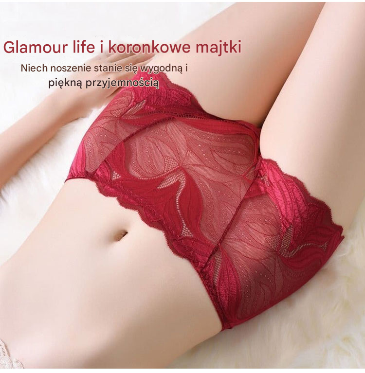 🔥【Kup 5, a otrzymasz 5】💋【40-105kg】 Seksowna, oddychająca damska bielizna ze średnim stanem