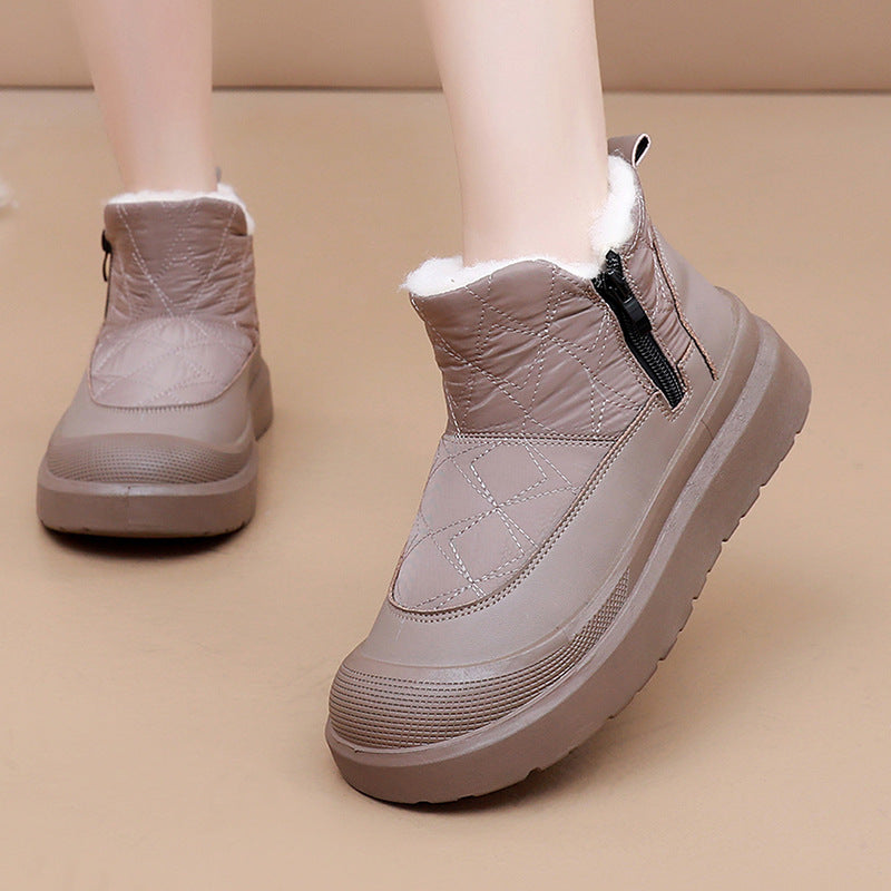 🔥【Časovo obmedzená ponuka】【 36-42】Nové zimné snehule s flísovou podšívkou pre extra teplo, pohodlné a protišmykové