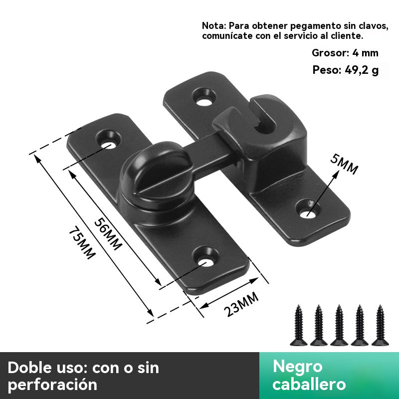 🔐🔑  49% de descuento 🔥💥【Compre 1 y obtenga 1 gratis】pestillo de puerta de aleación de aluminio