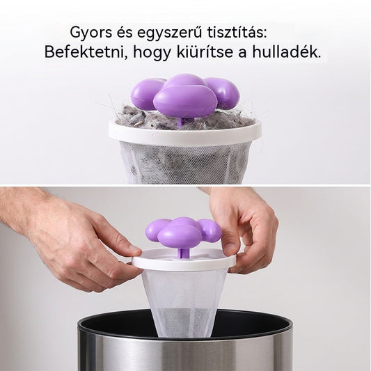 🌀6 darab 8800 Ft ✨ Úszószűrő mosógéphez - Minden mosásnál felfogja a szálakat, a hajat és az állati szőrt 🧺