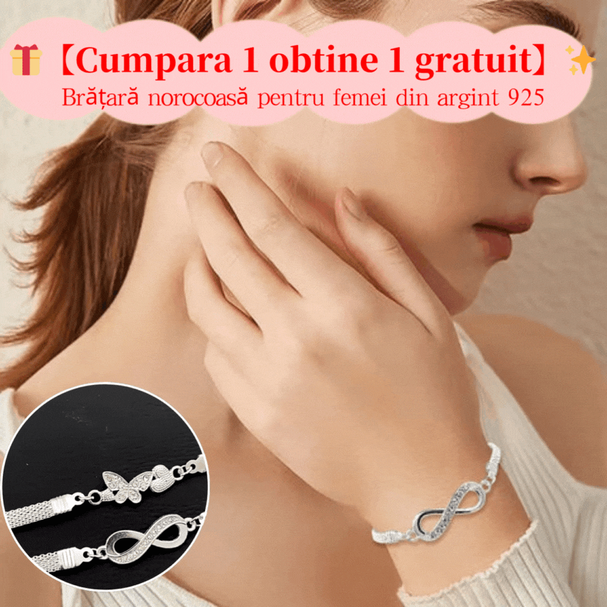 【🎁Vásárolj 1-et, kapsz 1-et ingyen】✨925-ös ezüst szerencsekarkötő nőknek