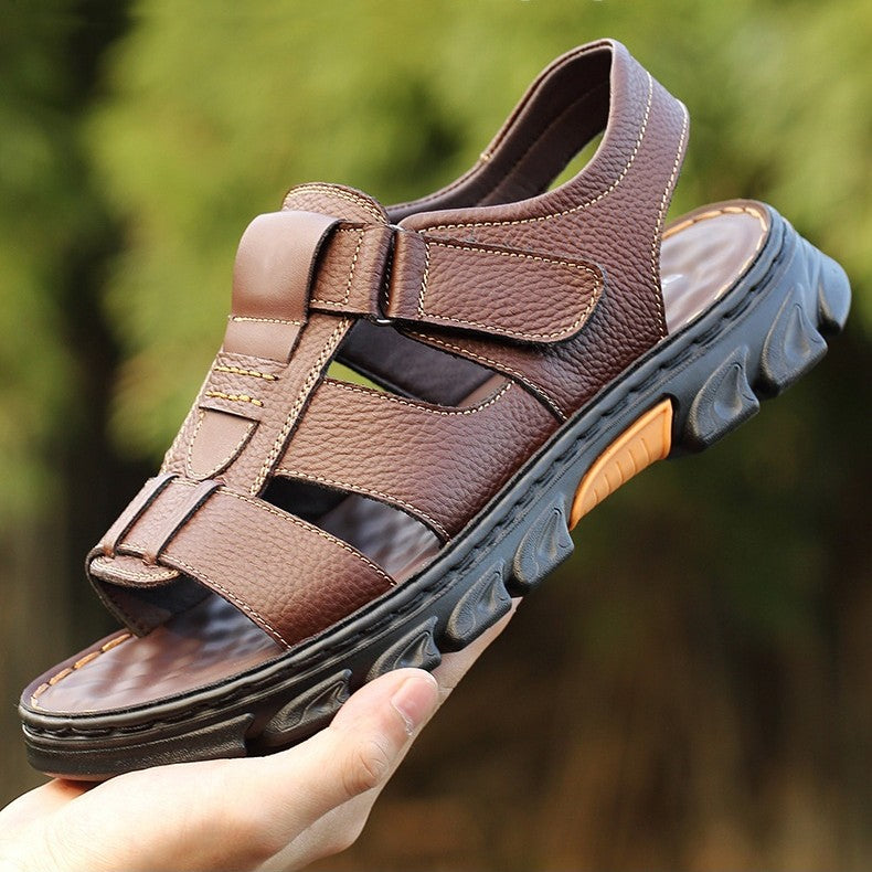🍃🩴【38-44】 Sandale casual din piele pentru bărbați