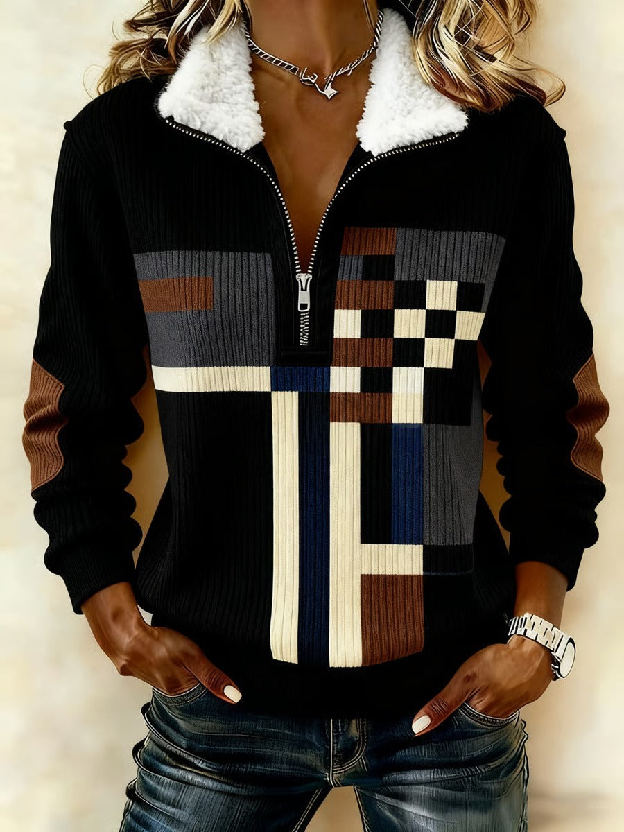 Niespodzianka limitowana czasowo: 50% zniżki! 🔥🔥 【S-3XL】Bluza z wysokiej jakości materiału z polarową podszewką, luźna i wygodna.