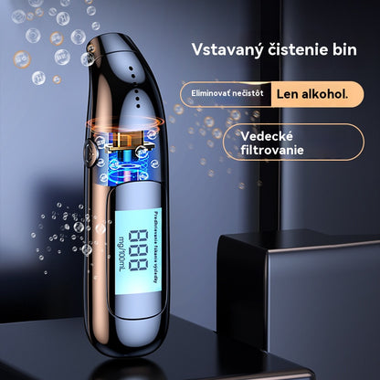 🔥【Kúp 1, získaj 1 zadarmo】🍷 Vysoko presný prenosný dychový analyzátor – Zmerajte si hladinu alkoholu pred jazdou