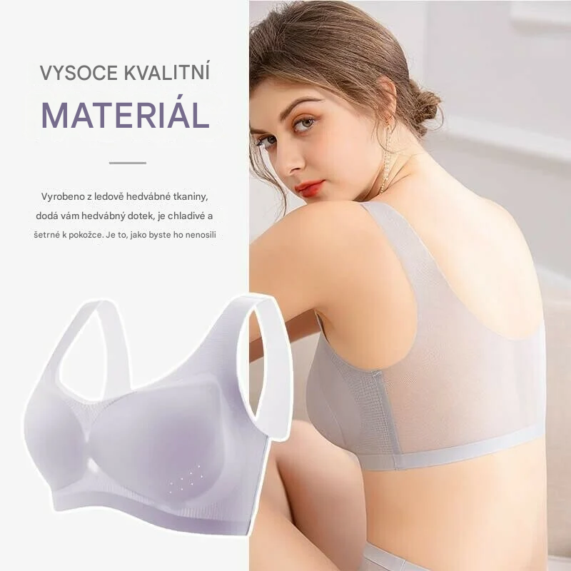 [Kupte 1 kus, získejte 1 kus zdarma][M-5XL] Bezešvá ledová hedvábná ultratenká podprsenka