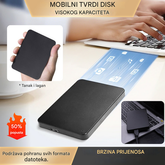 💻⚡【Zadnji dan 50% popusta】Vanjski tvrdi disk velikog kapaciteta 20TB
