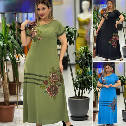 【S-5XL】⚜️2024 Modna damska elegancka sukienka z nadrukiem🌹🌹🌹