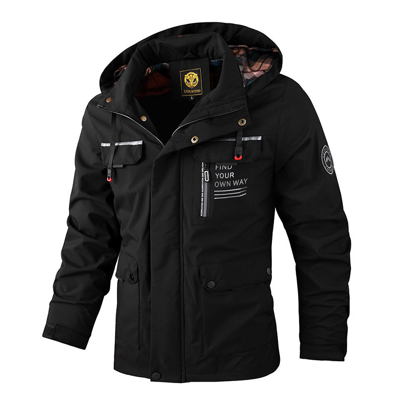 🔥50% zniżki dzisiaj🔥【M-6XL】2026 Nowa męska, gruba, ciepła, wiatroszczelna i wodoodporna kurtka