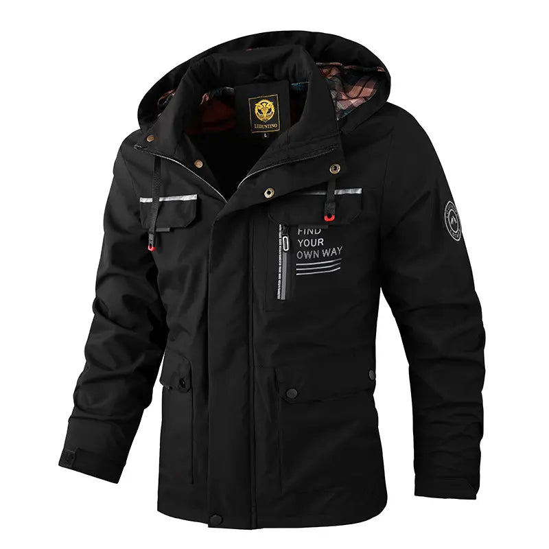 🔥50% zniżki dzisiaj🔥【M-6XL】2026 Nowa męska, gruba, ciepła, wiatroszczelna i wodoodporna kurtka-4362504
