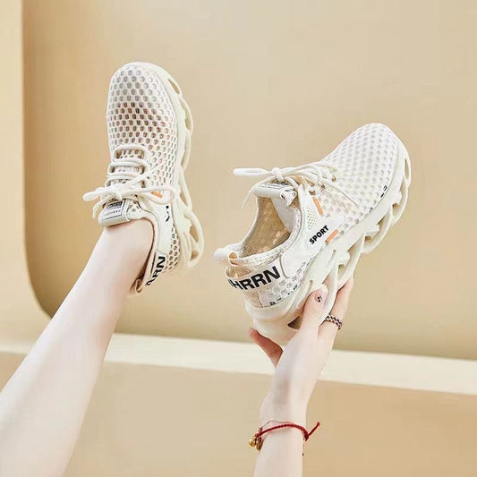 🏆【50% ZNIŻKI】Nowe wiosenne i letnie oddychające buty z siateczki z grubą podeszwą