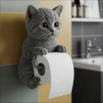 🐱【50%OFF】Držiak na toaletný papier s roztomilým mačacím motívom