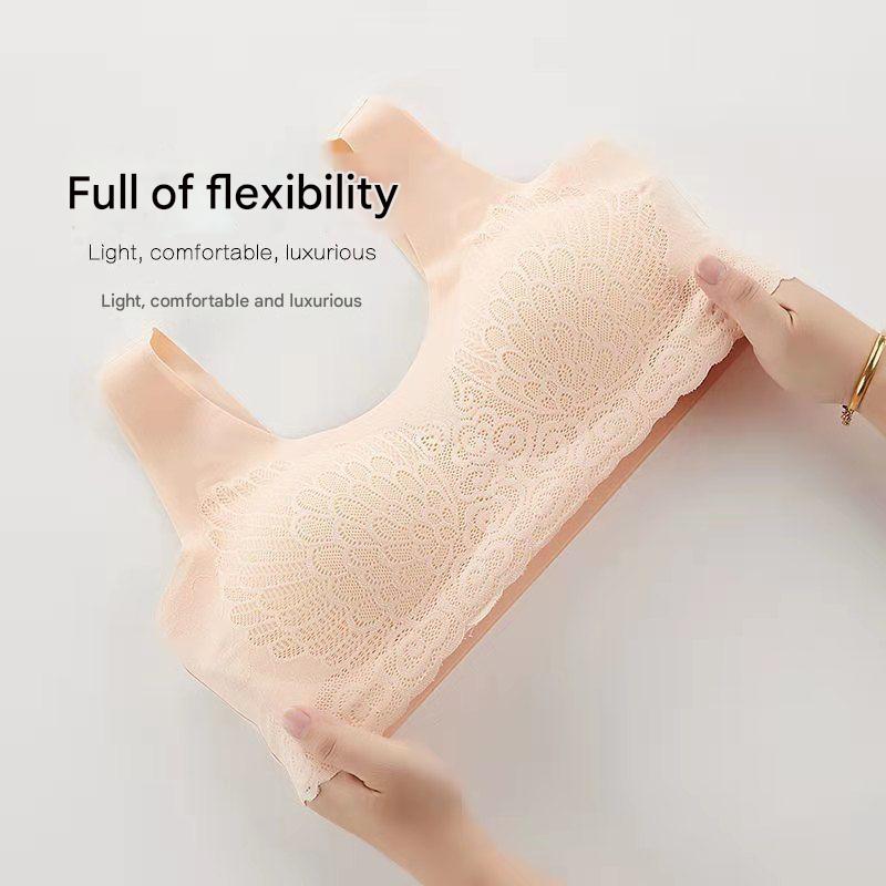 💕【3 dílná sada】Nová podprsenka z přírodního latexu bez kostic s push-up efektem – maximální pohodlí po celý den
