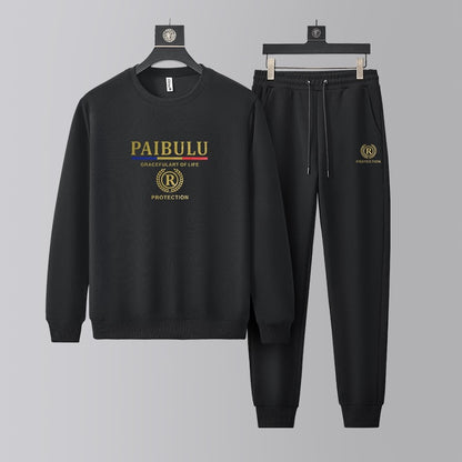 【M-4XL】🔥Męski, codzienny, jesienny garnitur sportowy, nowy👕👖【bluza + spodnie】