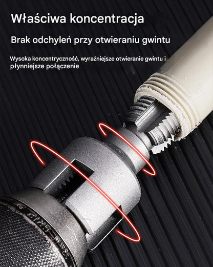 ✔️20 mm + 25 mm🛠️ Nowy typ wiertła ze zintegrowanym otwieraczem gwintów do rur wodnych wewnętrznych i zewnętrznych (dotyczy PPR, PEPVC)