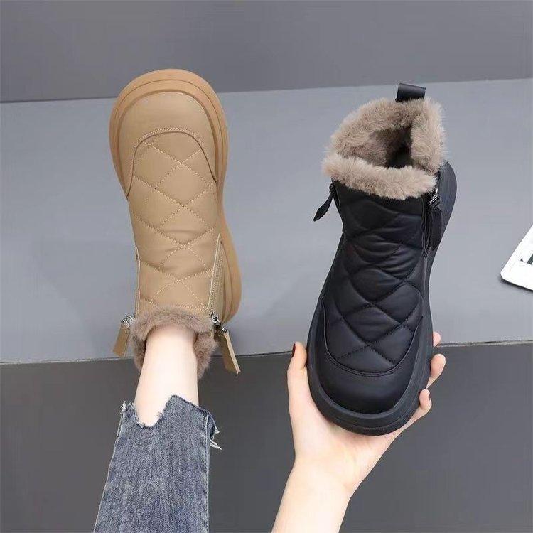 👢【35-41】Nové na jeseň a zimu, nepremokavé, protišmykové, teplé a štýlové, mäkké krátke členkové čižmy. 