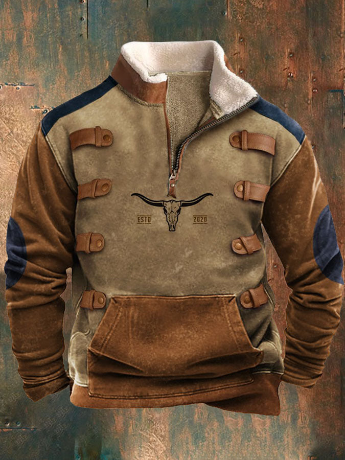 【S-3XL】🔥Sudadera térmica gruesa para hombre 2025 | Manga larga con diseño 3D | Ideal para otoño e invierno contra el frío