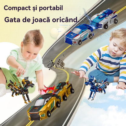 【Compra 1 y llévate 1 gratis】🎁Oferta especial✨Coche de dinosaurio transformable con colisión