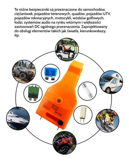 🚗⚡ Narzędzie 2 w 1 do Testowania i Wyciągania Bezpieczników – Szybkie, Praktyczne i Uniwersalne 🔧