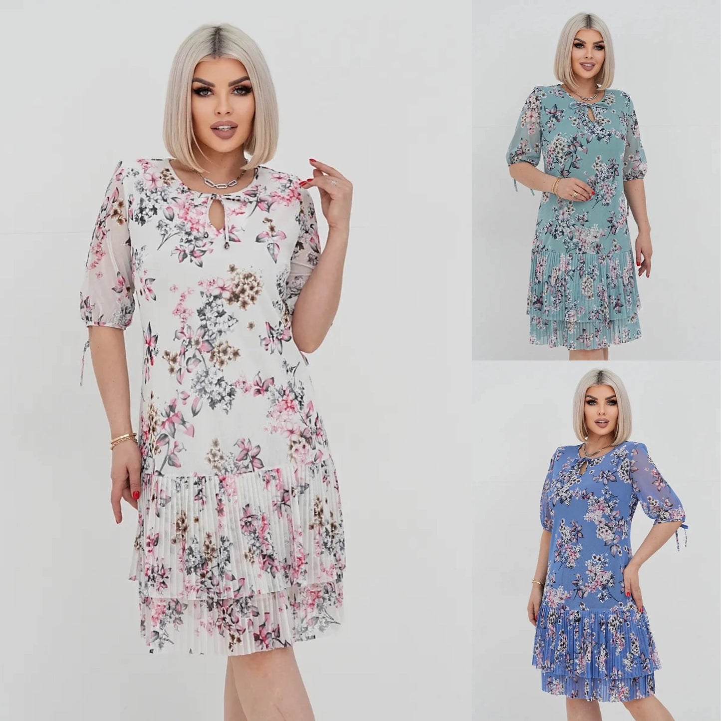 👗❤️【S-5XL】eleganckie i modne sukienki szyfonowe