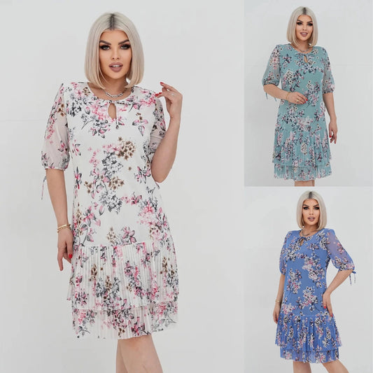 👗❤️【S-5XL】eleganckie i modne sukienki szyfonowe
