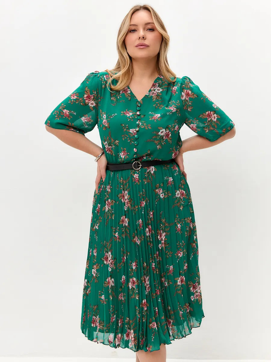 🌸💥【S-5XL】Nova elegantna potiskana obleka