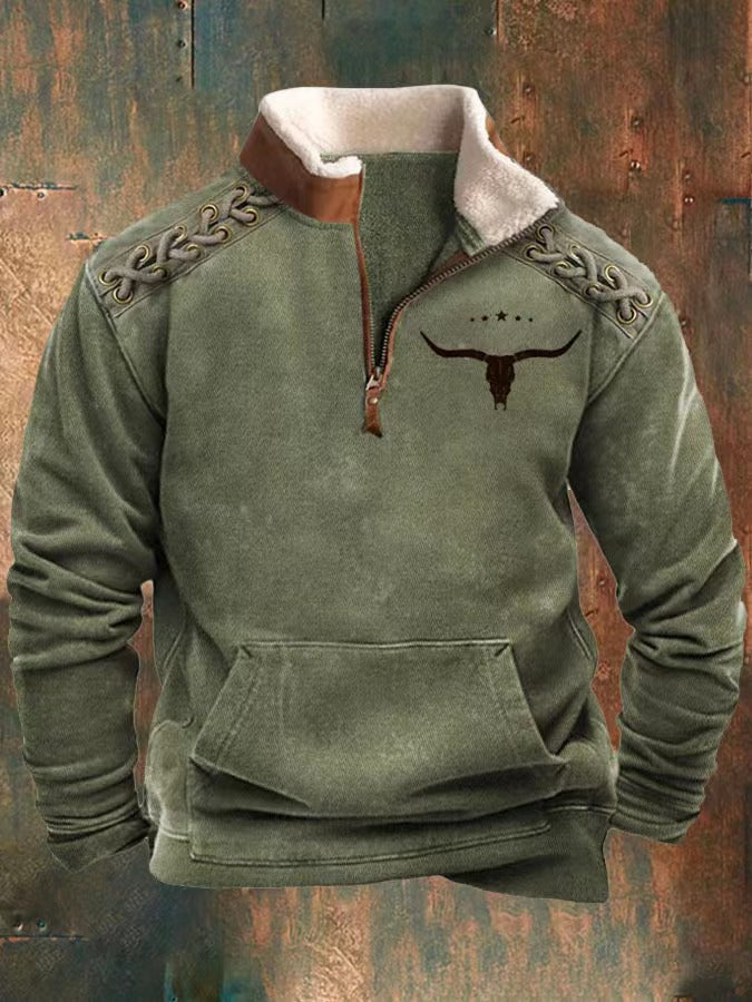 【S-3XL】🔥Sudadera térmica gruesa para hombre 2025 | Manga larga con diseño 3D | Ideal para otoño e invierno contra el frío