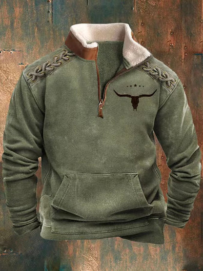 【S-3XL】🔥Sudadera térmica gruesa para hombre 2025 | Manga larga con diseño 3D | Ideal para otoño e invierno contra el frío