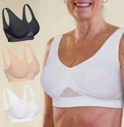 🥰【2 sztuki】Oddychający i chłodny biustonosz w dużym rozmiarze ✨❤️【40-120KG】