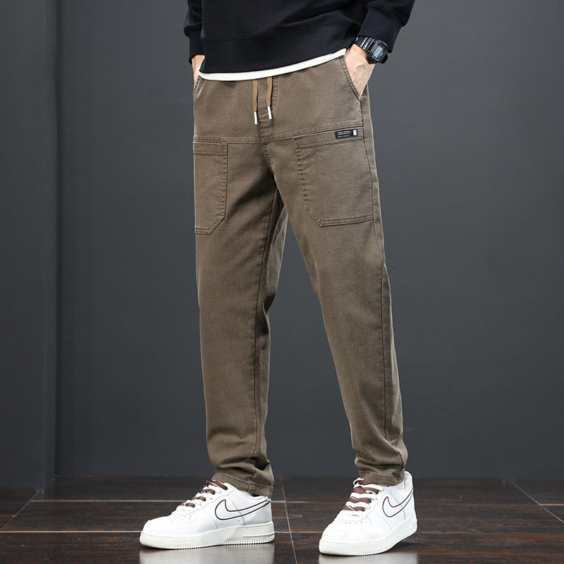 🔥【S-6XL】🔥 2026 Nowe, wysokiej jakości bawełniane spodnie casualowe