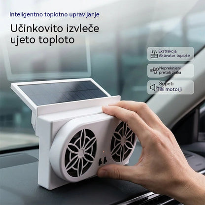 50 % popusta 🌀 Avtomobilski ventilator na sončno energijo