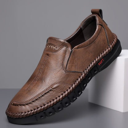👞【39-44】Nowe męskie oryginalne skórzane buty casualowe miękka podeszwa antypoślizgowe oddychające skórzane buty