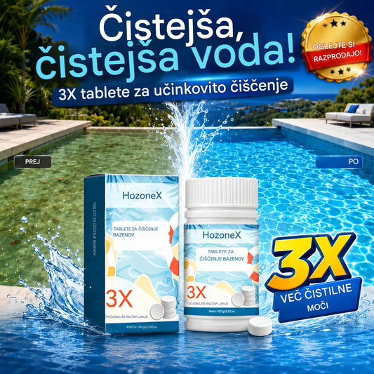 🔥【Kupite 1, dobite 1 gratis】🏊‍♀️💧Tablete za čiščenje bazenov za čisto in prozorno vodo.