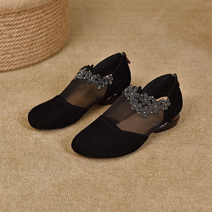 ✨【35-41】🏆2025 nowe damskie buty na koturnie z wydrążoną siateczką i miękkim spodem