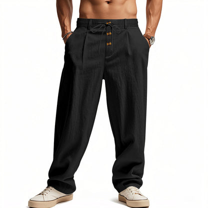 👖👖【S-3XL】¡Oferta por tiempo limitado! Pantalones caseros de hombre de alta calidad. Corte entallado y recto, transpirables y cómodos.