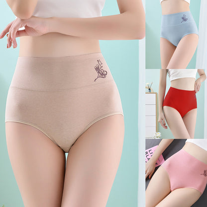 💕【Sada 6 ks】💕 [40–100 kg] Bavlněné tvarovací kalhotky s vysokým pasem✅ Platba na dobírku
