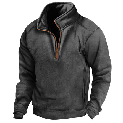 【S-3XL】Esta nueva sudadera cálida con forro polar para hombre es elegante y perfecta para otoño e invierno.