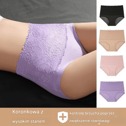 🔥【6szt】(M-6XL)Ostatni dzień super wyprzedaży-2026 Nowo ulepszona, nieprzemakalna bielizna z wysokim stanem