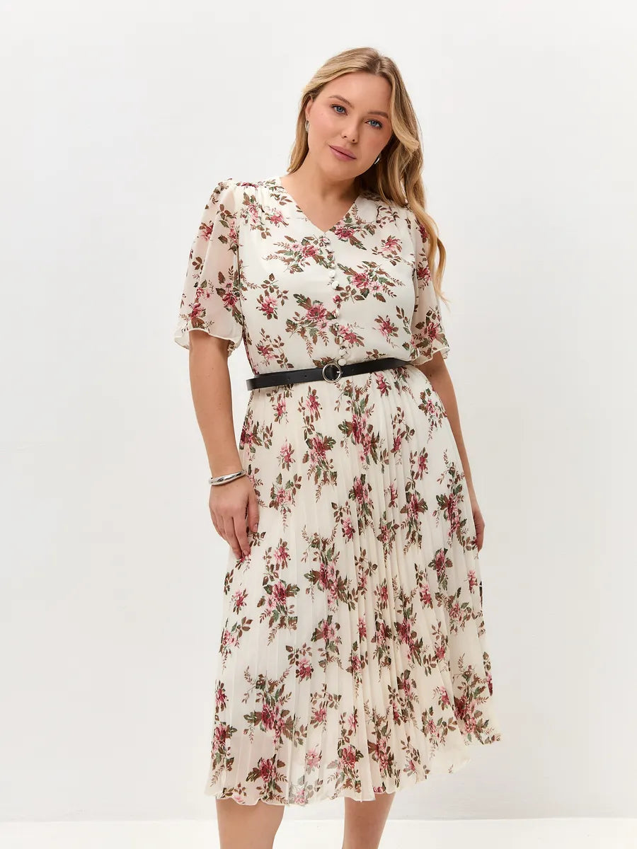 🌸💥【S-5XL】Nova elegantna potiskana obleka