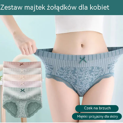 🔥【Kup 4, a otrzymasz 4 gratis】🔥Damska antybakteryjna bielizna odprowadzająca wilgoć z wysokim stanem