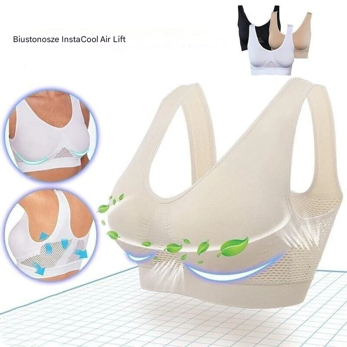 🥰【2 sztuki】Oddychający i chłodny biustonosz w dużym rozmiarze ✨❤️【40-120KG】