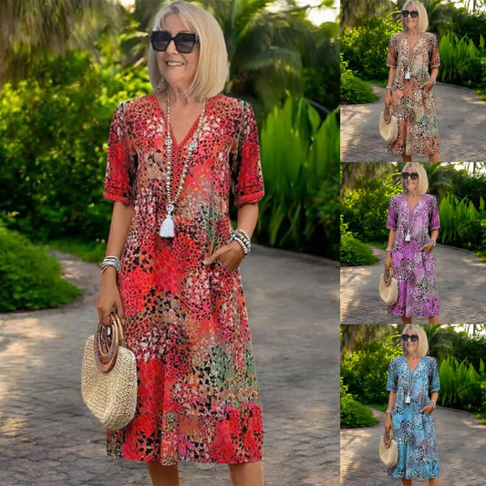 【S-3XL】Iris – Vestido ligero y vaporoso con un corte favorecedor
