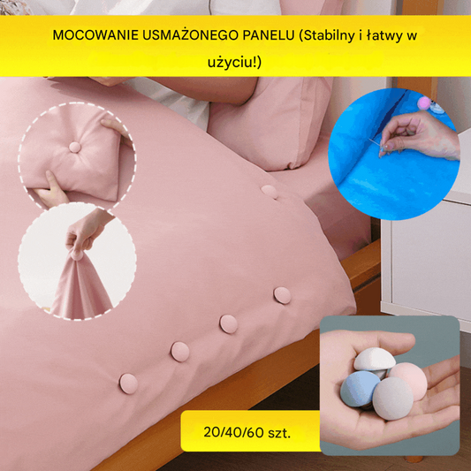 ✨ 【60 szt.】Przyrząd do mocowania kołder - stabilny i łatwy w użyciu! 📍Uniwersalny do grubych i cienkich kołder