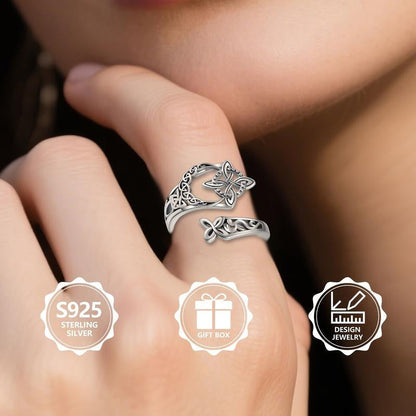 【Compra 1, llévate 1 gratis】Anillo de nudo celta de plata S925 con compra 1 y llévate 1 gratis