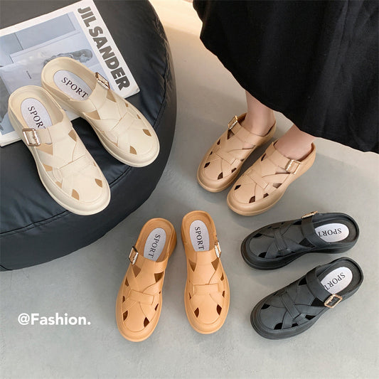 【36-41】🌺👡 Lato 2025, nowy styl nude, wygodne i modne sandały