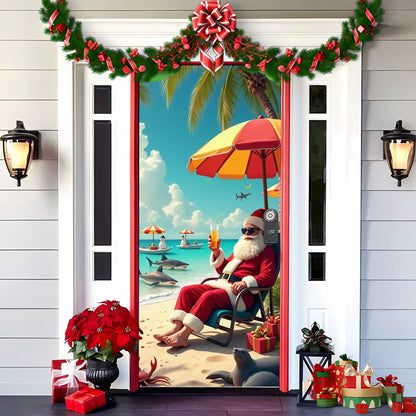 【Compra 1 y llévate 1 gratis】🎄Oferta anticipada de Navidad: 50 % de descuento en 🎅Decoraciones navideñas para puertas🎅