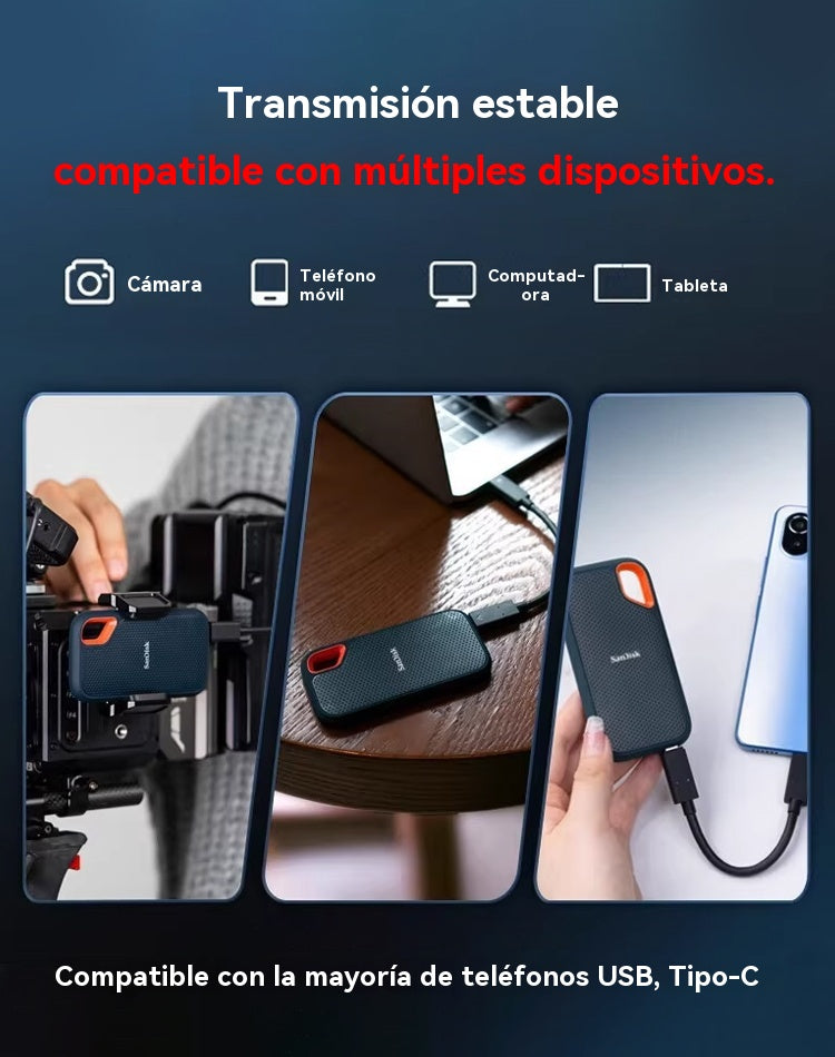 🔥【Último día con 50 % de descuento】🔥【32TB】Disco duro de estado sólido móvil de alta velocidad