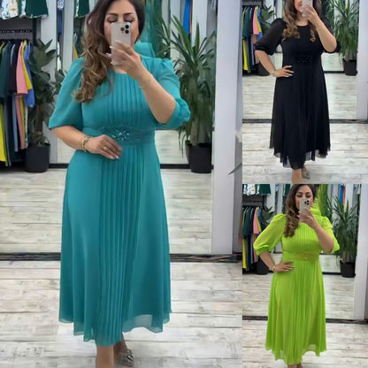 💥👗【S-5XL】Rochie nouă la modă, design clasic, elegantă și simplă